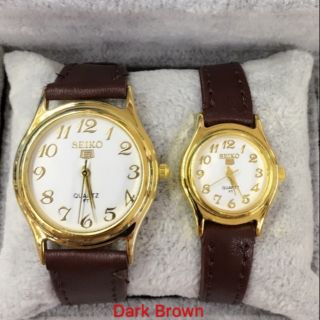 COUPLE Seiko Leather Watch with BOX
