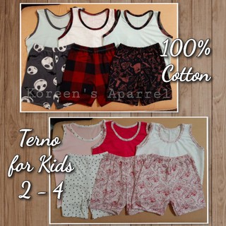 TERNO SHORTS FOR KIDS 2 - 4 YRS. OLD