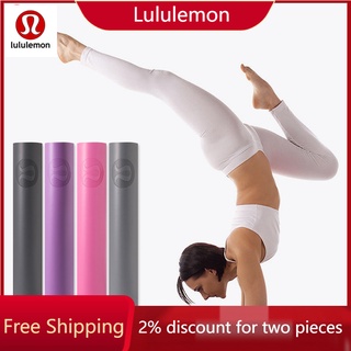 Lululemon 5mm professional yoga mat non-slip exerciser for beginners on both sides (free yoga bag)