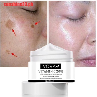 【sunshine33】VOVA Vitamin C 20% Face Cream White Remove Dark Spots Facial