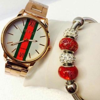 couple watch arabic watch watch ✽Couple watch with bracelet COD❀