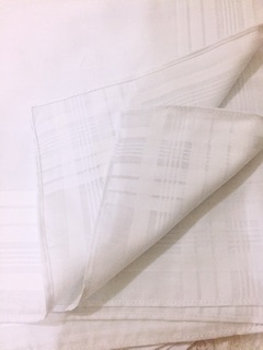 White color Handkerchief cotton tela cannon 12 pcs panyo (2)