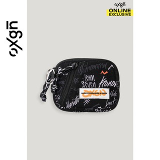 [Online Exclusive] OXGN Men's Naruto Shippuden Coin Purse With All Over Print (Black)