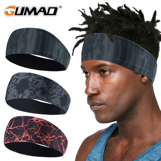 GUMAO Sports Headband Quick-drying sweat-absorbing Running Cycling Hiking Yoga Men Hairband