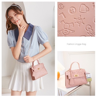 YZ Korean fashion ladies Women Lingge shoulder bag Kelly messenger small square bags yazi 2973