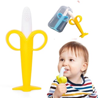 NFW♥High Quality Banana Silicone Toothbrush Safe Baby Teether