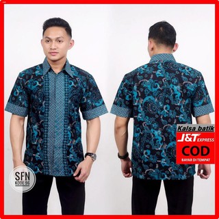 Traditional Wear◙Batik Men Short Sleeve Batik Clothes Men Batik Shirt Men Short Sleeve Uniform Batik
