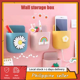 [local inventory] Storage box sundries storage box wall mounted space saving cute hanging box