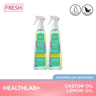 Fresh Watermelon Lemonade Hand and Body Sanitizer Spray (400ml) x2