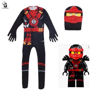 New Kids Ninjago Costumes Boys Child Halloween Costumes for Kids Jumpsuits Christmas Fancy Party Dress Ninja Costume Kids Suits