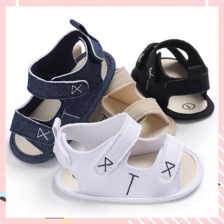 【Available】 Newborn Baby Slip-on Sandals Boy Girl Crib Shoes