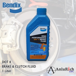 Bendix High Performance DOT 4 Brake and Clutch Fluid 1 Liter