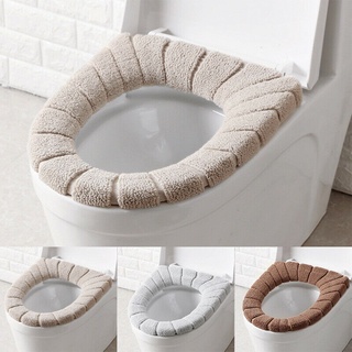 seat cover✧✙☼NEW Soft Bathroom Toilet Seat Closestool Washable Warmer Mat Cover Pad Cu