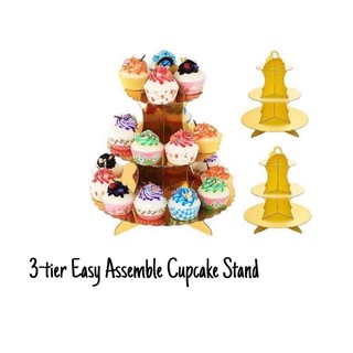 Cupcake Stand | Easy Assemble | 3-layer | 3-tier
