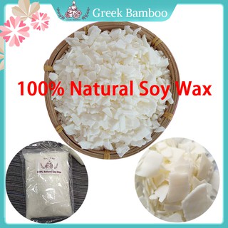 1kg Packaged Natural Soy Wax DIY Candle Supplies Smokeless Candle Wick Raw Materials Handmade Soywax