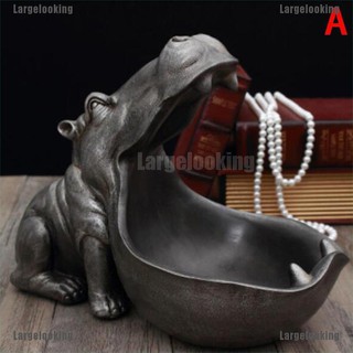 Largelooking-Hippopotamus statue decoration resin artware sculpture statue home decoration