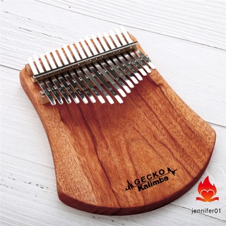 jennifer GECKO 17 Keys Kalimba African Camphor Wood Thumb Piano Finger Percussion