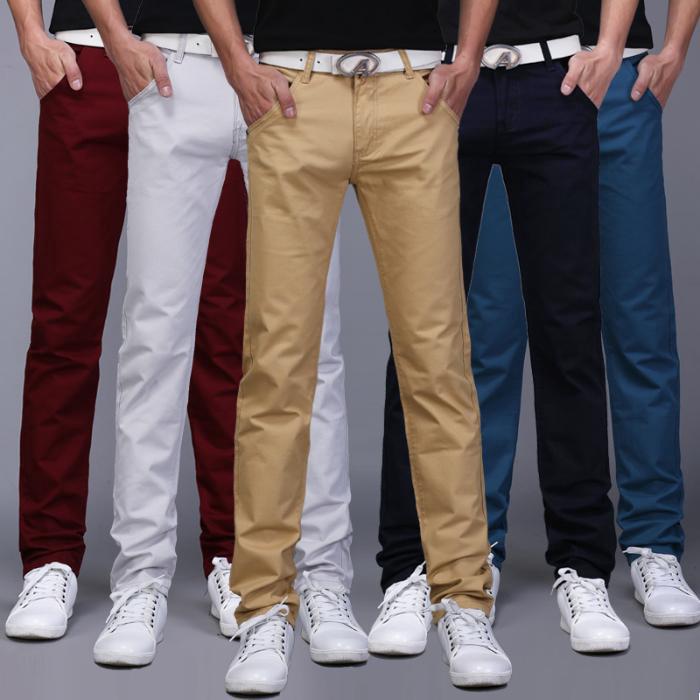 Pants Men's Straight Tube Pants Casual Pants 9-point Pants Business Trousers Formal Pants Business People Ice Silk Quick Drying Thin Style Loose Straight Tube Pants Binding Feet Match Korean Trend