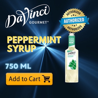 Food & Beverage∈▤✣DAVINCI 750ml PEPPERMINTCOFFEE SYRUP(PUMP is SOLD SEPARATELY)