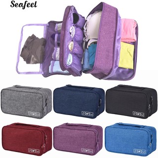 SF Travel Bra Underwear Organizer Large Capacity Waterproof Cube Packing Bag