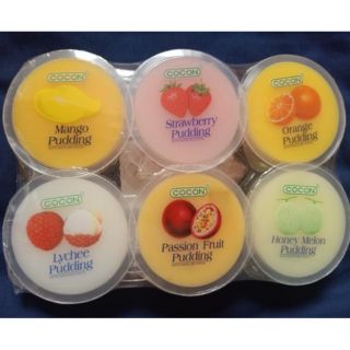 Cocon Assorted Fruits Jelly Pudding 6pcsx80g with Nata Decoco