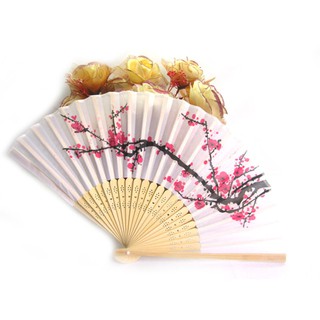 Cherry Blossom Fans Asian Wedding Favor Gift Party Reception Delicate Folding