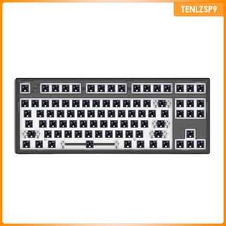 [SHASHA] Mk870 Wired Gaming Mechanical Keyboard Kit 87 Key RGB Backlit Keyboard for Laptop PC Gamer, USB Wired Keyboard