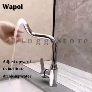 Kitchen Faucet Face Wash Faucet Rotary Tap Kitchen Sink Mixer Tap Toothbrush Tap Arbitrary