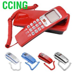 CCing FSK/DTMF Caller ID Telephone Corded Phone Desk Put Landline Fashion Extension for Ho