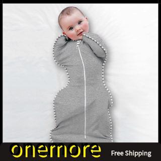 Soft Cotton Newborn Baby Wrap Swaddling Blanket Newborn Baby Cute Zipper Sleeping Swaddle Muslin Wrap