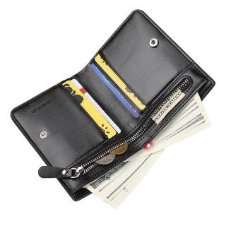 Men Wallets Fashion Solid Color Cross Pattern Open Multi Card Position Wallet Men Leather Purse