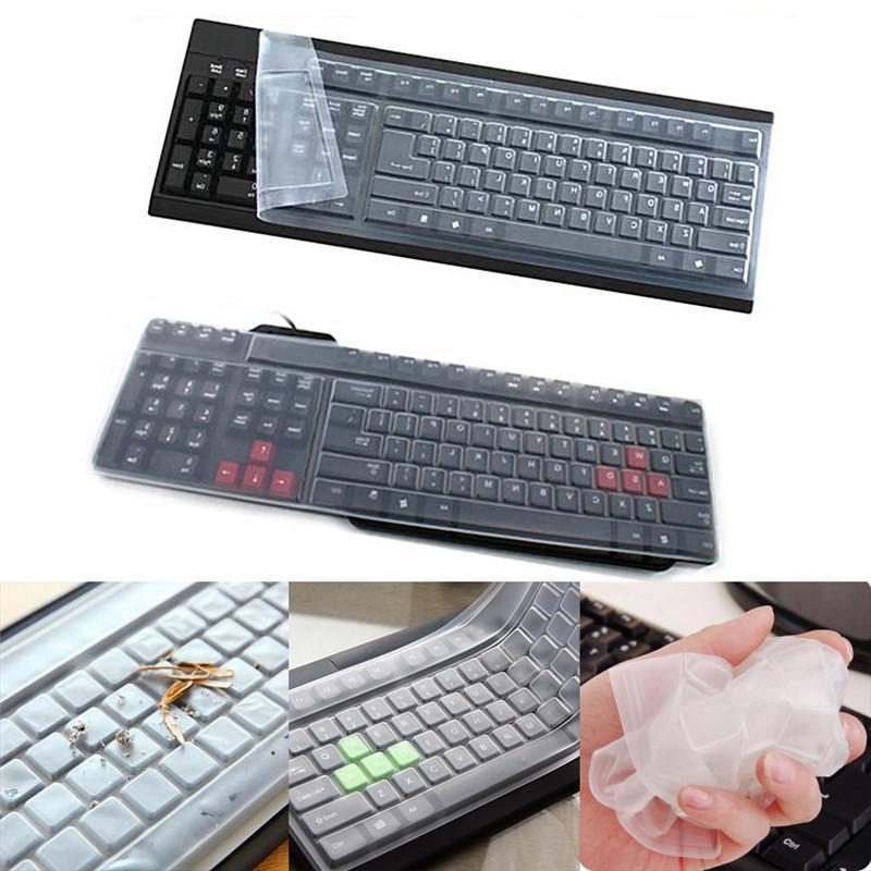 1PC Universal Silicone Desktop Computer Keyboard Cover (3)
