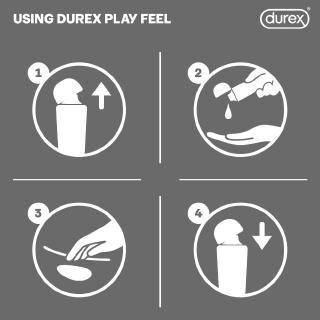 Durex Play Feel Pleasure Gel 50ml Set of 6 (6)