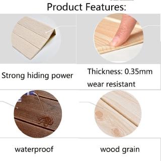 3d Wall Stickers Wallpaper Self-adhesive Wood Grain Wall Stickers Wallpaper Stickers Waterproof Moisture-proof Foam Brick Pattern (9)