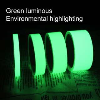 Luminous Fluorescent Night Self-adhesive Glow In The Dark Sticker Tape Safety Security Home household Decoration Warning Tape hot sale FLOWERDANCE (9)