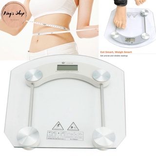Digital LCD Tempered Glass Electronic Weighing Scale personal scale