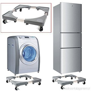 Heavy Duty Mount Fridge Adjustable Stand rack With Wheels Bathroom Refrigerator Holder (3)