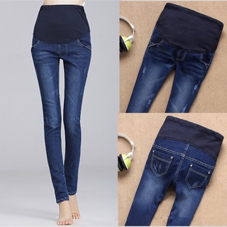 Denim 207 Maternity Jeans Pants for Pregnant Women Jeans Blue Trousers Maternity Clothes For