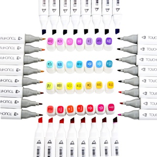 2021 HOT TouchFIVE Colors Markers Brush Pen Sketching Marker Paint Manga Stationary Permanent Marker