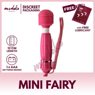 Midoko Waterproof Vibrator for Women Fairy Wand Adult Sex Toys for Girls Pink