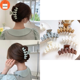 Cute Cream Color Large Grabing Clip Sweet Girl Hairpin Head Plate Hair Accessories