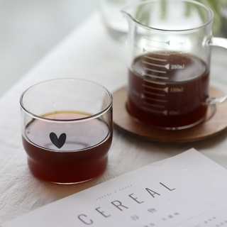 Love/Smiley Wall Glass Cup Milk Coffee Heart Cups Heat Resistant Healthy Drink Mug Tea Mugs Transparent Drinkware