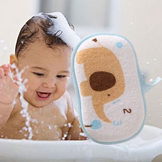wipes◎✘✵Cotton Baby Bath Brushes Skin Care Bath Wipe Sponge