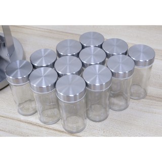 360 ROTATION SPICE RACK Revolving Counter-top Spice Rack 12-Jar Revolving Spice & Seasoning Organize (5)