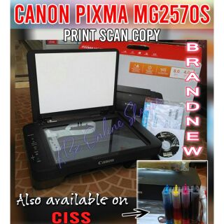 CISS READY Canon PIXMA MG2570s 3in1 Printer PRINT/SCAN/COPY