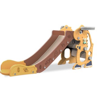 BYJ Dinosaur Slide Robot Slide with Balls & Rings Indoor Foldable Slide Play Set for Kids