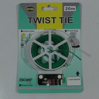 20m Plastic Twist Wire Tie with cutter