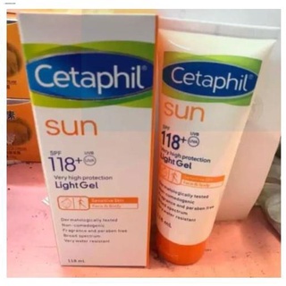 Bath & Body Care❏✲Cetaphil Sunblock SPF 118+ Light Gel (Face & Body) 118ml/sunscreen protection