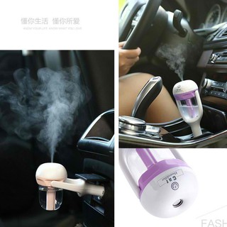 MQ.ph Mini Car Humidifier Air Purifier Aromatherapy Diffuser Personal Ionizer