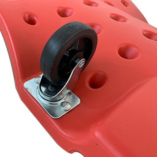 40" Low Profile Red Creeper Garage Plastic Rolling Auto Car Repair Mechanic Cart 360°Rolling (7)